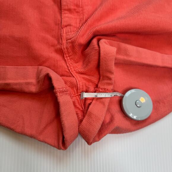 Rolla’s Dusters Corduroy High Rise Slim Shorts Orange Red Women’s 30 90s Retro - Picture 15 of 16